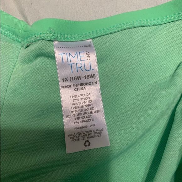 Time and‎ Tru 1X Neon Green Swim Bottoms - Picture 3 of 4